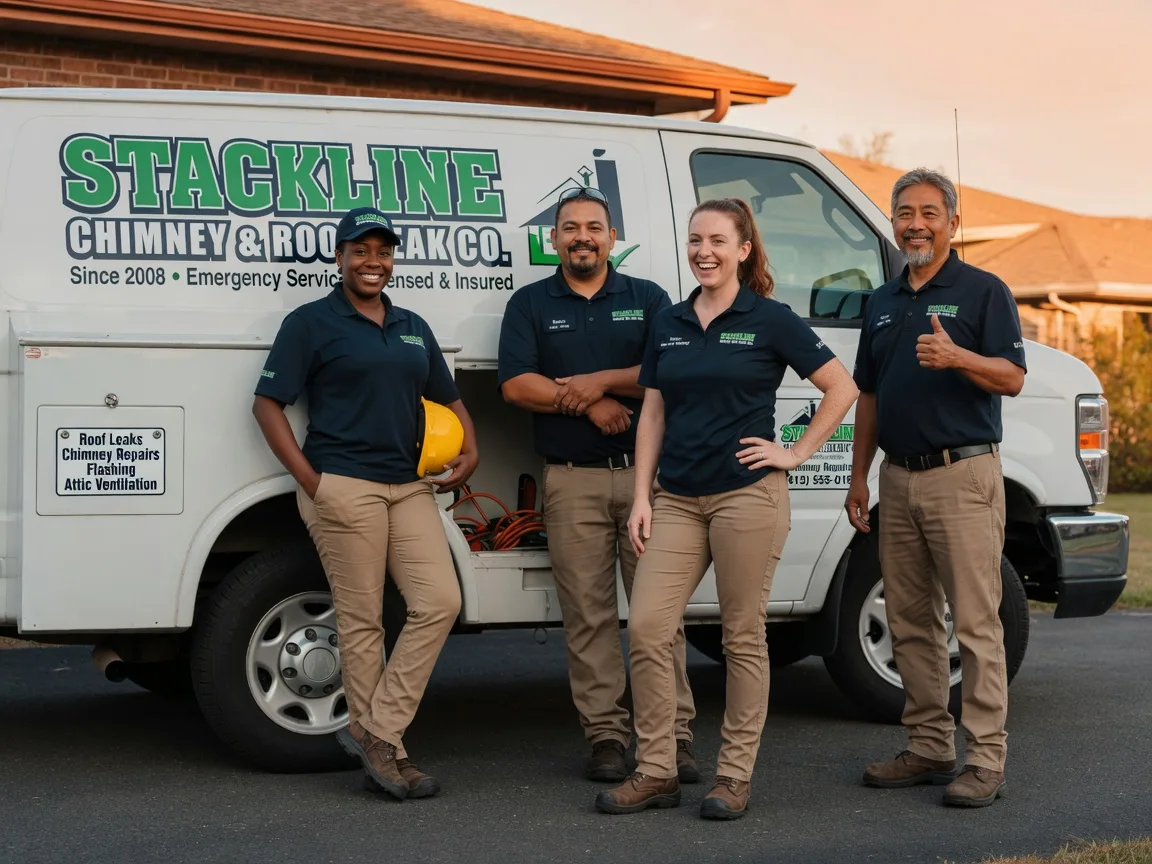 Chimney flashing repair company in Greeley, KS